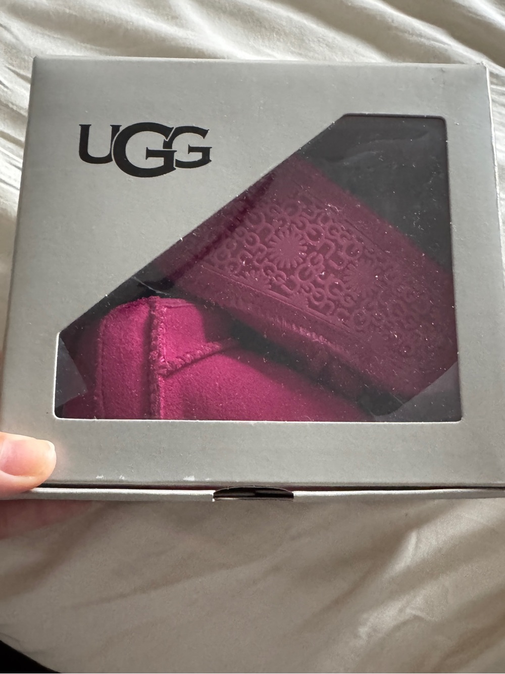 BNIB hot pink baby UGG boots size 2/3